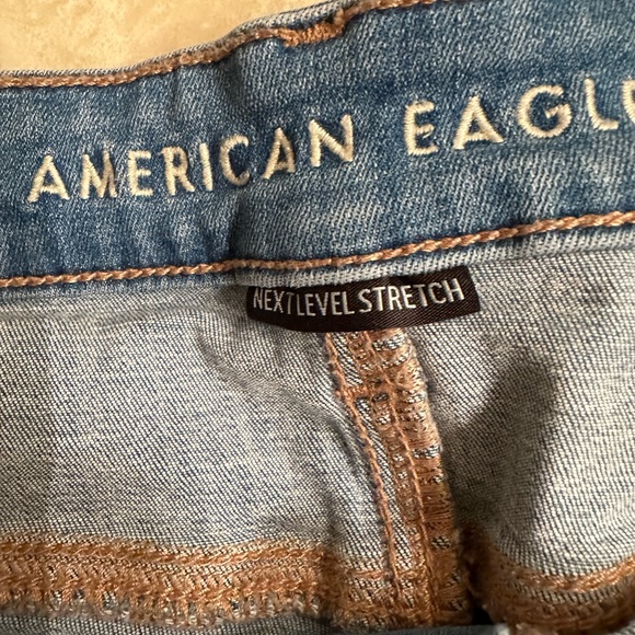 AE light wash next level stretch skinny jeans - Picture 4 of 6